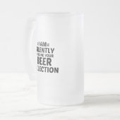 ビールの選択の判断 フロストグラスビールジョッキ (正面左)