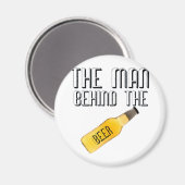 ビールの陰にいる人 マグネット (正面/裏面)