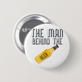 ビールの陰にいる人 缶バッジ (正面&裏面)