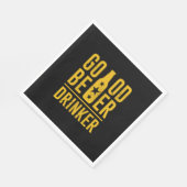 ビールの飲み方が上手 スタンダードランチョンナプキン (角)