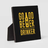 ビールの飲み方が上手 フォトプラーク (正面)