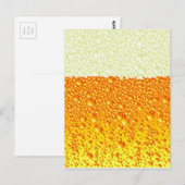 ビールの飲み物 ポストカード (正面/裏面)