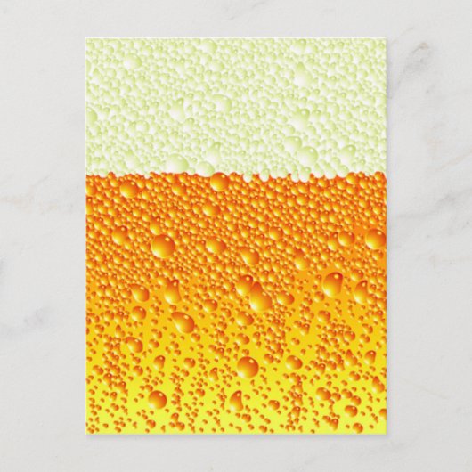 ビールの飲み物 ポストカード (正面)