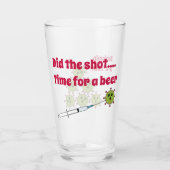 ビールのCOVIDワクチン接種の撮影時間 タンブラーグラス (正面)