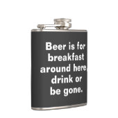 ビールはこの辺に朝食、飲み物のためまたはgonです フラスク (右)