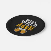 ビールはウェルダーの方が好い ペーパープレート (アングル)