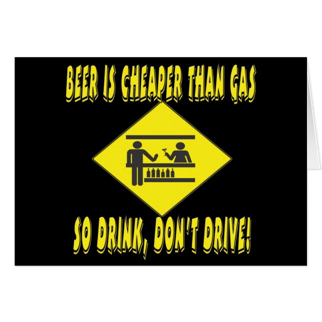 ビールはガスより安いです (正面横)