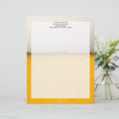 ビールはクローズアップ泡立ちます レターヘッド (スタンド正面)