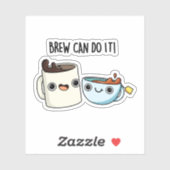 ビールはコーヒーおもしろいの紅茶パンができる シール (シート)