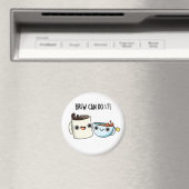 ビールはコーヒーおもしろいの紅茶パンができる マグネット (インサイチュ (食洗機))