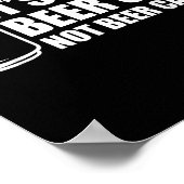 ビールはビールが利かない ポスター (角)