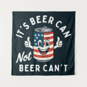 ビールはビールは飲めないおもしろいパーティー タペストリー (正面)