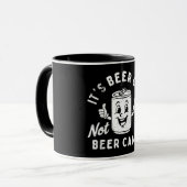 ビールはビールは飲めないおもしろいパーティー マグカップ (正面左)