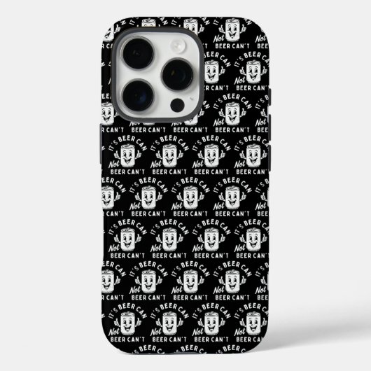 ビールはビールは飲めないおもしろいパーティー Case-Mate iPhoneケース (裏面)