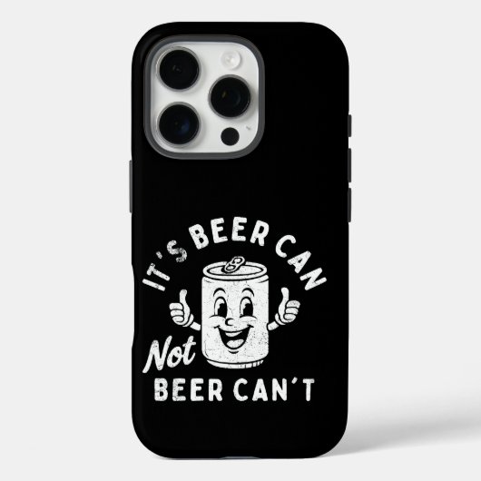 ビールはビールは飲めないおもしろいパーティー Case-Mate iPhoneケース (裏面)