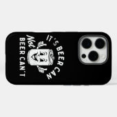 ビールはビールは飲めないおもしろいパーティー Case-Mate iPhoneケース (裏面 (横))