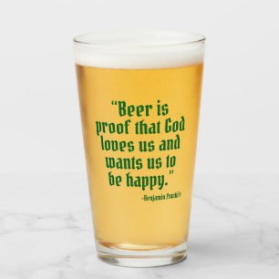ビールはプルーフおもしろいビール引用文 タンブラーグラス