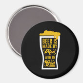 ビールは人が作る マグネット (正面/裏面)