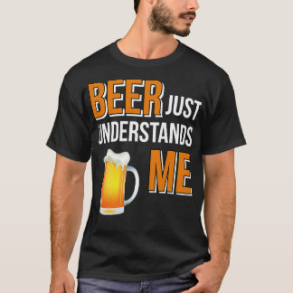 ビールは僕の気持ちが分かる Tシャツ