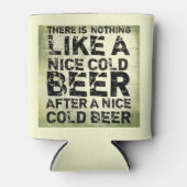 ビールは冷たいビールに限おもしろいるモダン 缶クーラー (正面)