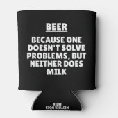 ビールは問題を解決しないから 缶クーラー (裏面)