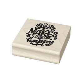 ビールは嬉しい ラバースタンプ