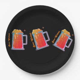 ビールは巨人を願う ペーパープレート