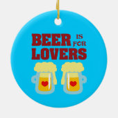 ビールは恋人向きだ セラミックオーナメント (裏面)