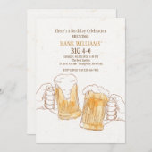 ビールは招待状を元気づけます 招待状 (正面/裏面)