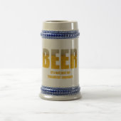 ビールは朝食だけじゃない ビールジョッキ (中央)