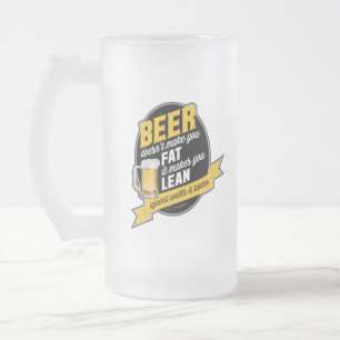 ビールは痩せる フロストグラスビールジョッキ