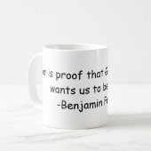 "ビールは神が私達を愛し、t…ほしいと思うこと証拠です コーヒーマグカップ (正面左)