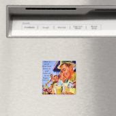 「ビールは神様が私たちを愛してくれる証しだ」磁石 マグネット (インサイチュ (食洗機))