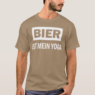 ビールは私のヨガと言う ビール Tシャツ