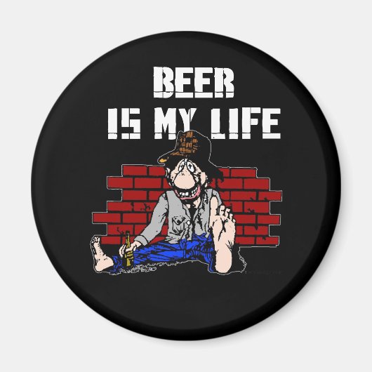 ビールは私のライフマグネット マグネット (正面)