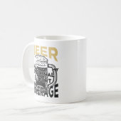 ビールは私の心を支える飲み物 コーヒーマグカップ (正面左)
