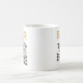 ビールは私の心を支える飲み物 コーヒーマグカップ (中央)