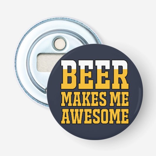 ビールは私を超人にする 栓抜き (正面)