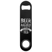 ビールは答えではないです スピード栓抜き (裏面)
