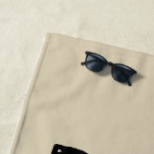 ビールは答えではないです ビーチタオル (インサイチュ)