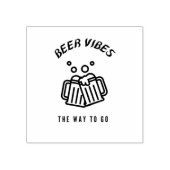 ビールは行き方が好い ラバースタンプ (インプリント)