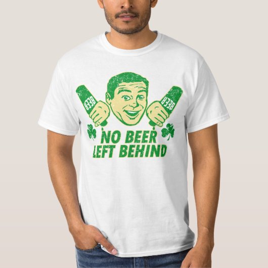 ビールは飲み離れない Tシャツ (正面)