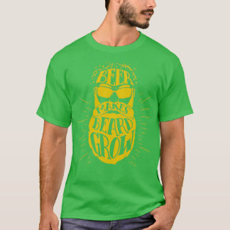 ビールは髭を伸ばす2 Tシャツ