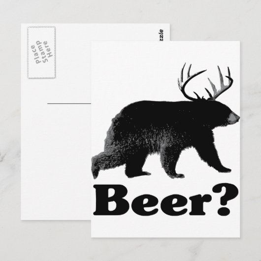 ビールは？ ポストカード (正面/裏面)