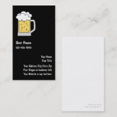 ビールまたはビール醸造所の名刺 名刺 (正面/裏面)