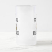 ビールや音楽に気が散る フロストグラスビールジョッキ (中央)