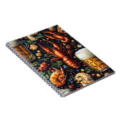 ビールや魚介類を好む人のためのパターン。 ノートブック (右側)