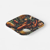 ビールや魚介類を好む人のためのパターン。 ペーパープレート (傾斜あり)