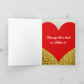 ビールよりも愛している フォト カード (内部)