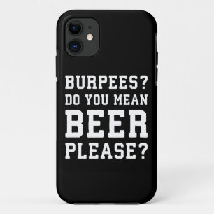 ビールをお願い – おもしろいノベルティジム iPhone 11 ケース